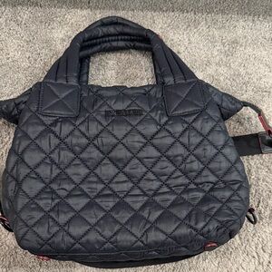 MZ Wallace Black Quilted Travel Bag